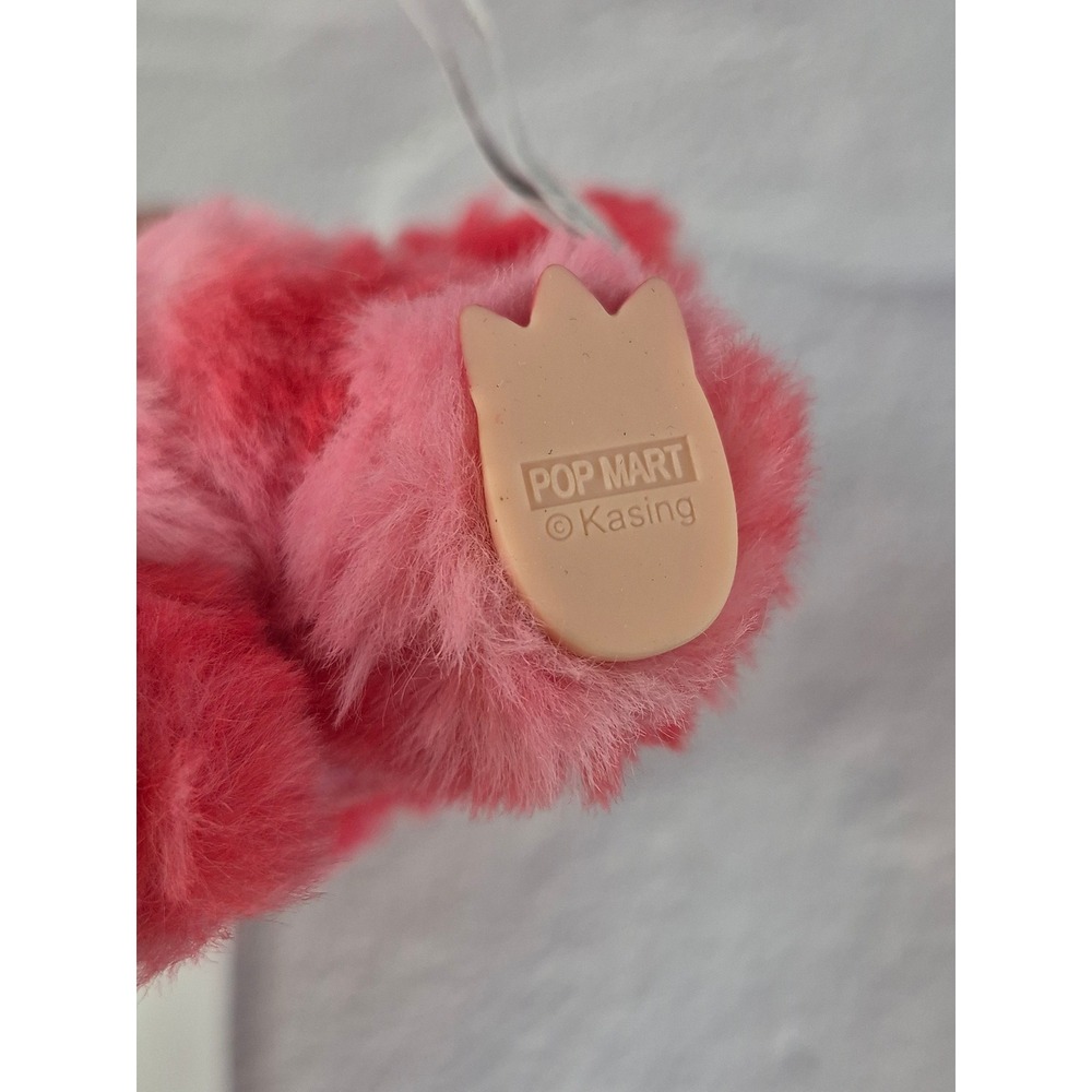 Pop Mart Labubu The Monsters Big Into Energy Pink Plush Pendant Kasing Lung Bag - Picture 9 of 16